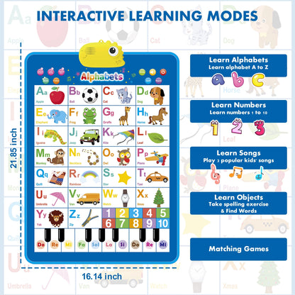 Dinosaur Electronic Learning Chart, Interactive Preschool Toy