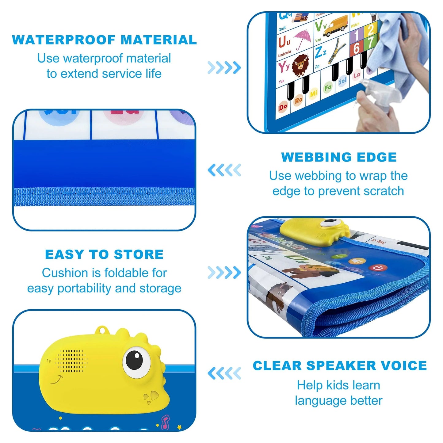 Dinosaur Electronic Learning Chart, Interactive Preschool Toy